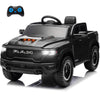 Segmart Licensed Ram 1500 Rho Ride On Truck, 12V Ride-On Electric Car For Kids With Remote Control, Battery Powered With Car Key