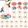 Doublefill 12 Pcs Bird Feeder Craft Kits For Kids Ages 38 Make Your Own Bird Feeders Kids Arts And Crafts Diy Wooden Art Painti