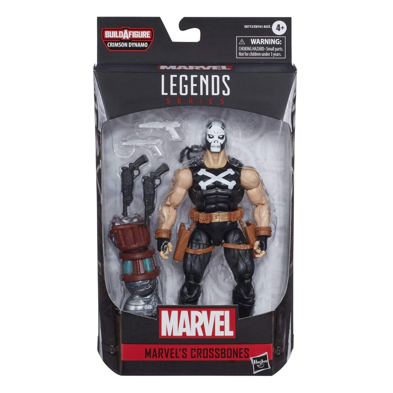 Marvel Hasbro Black Widow Legends Series 6-Inch Collectible Crossbones Action Figure Toy, Premium Design, 4 Accessories, Ages 4