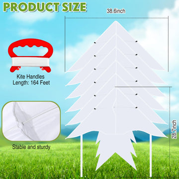 Libima DIY Blank Kites Making Kit Bulk for Adults Decorating Coloring Kite Party Pack Painting Craft Kits for Church Outdoor Gam