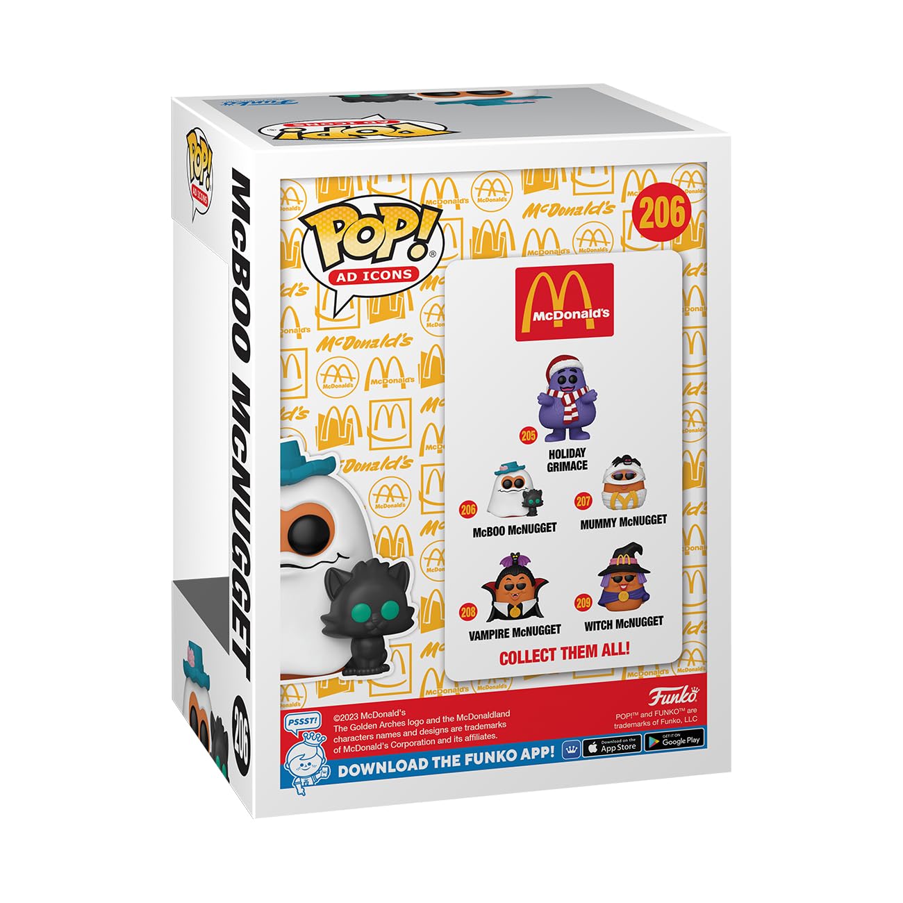 Funko Pop! Ad Icons: Mcdonalds - Mcboo Mcnugget - Mcdonald'S - Collectable Vinyl Figure - Gift Idea - Official Merchandise - For Kids & Adults - Ad Icons Fans - Model Figure For Collectors