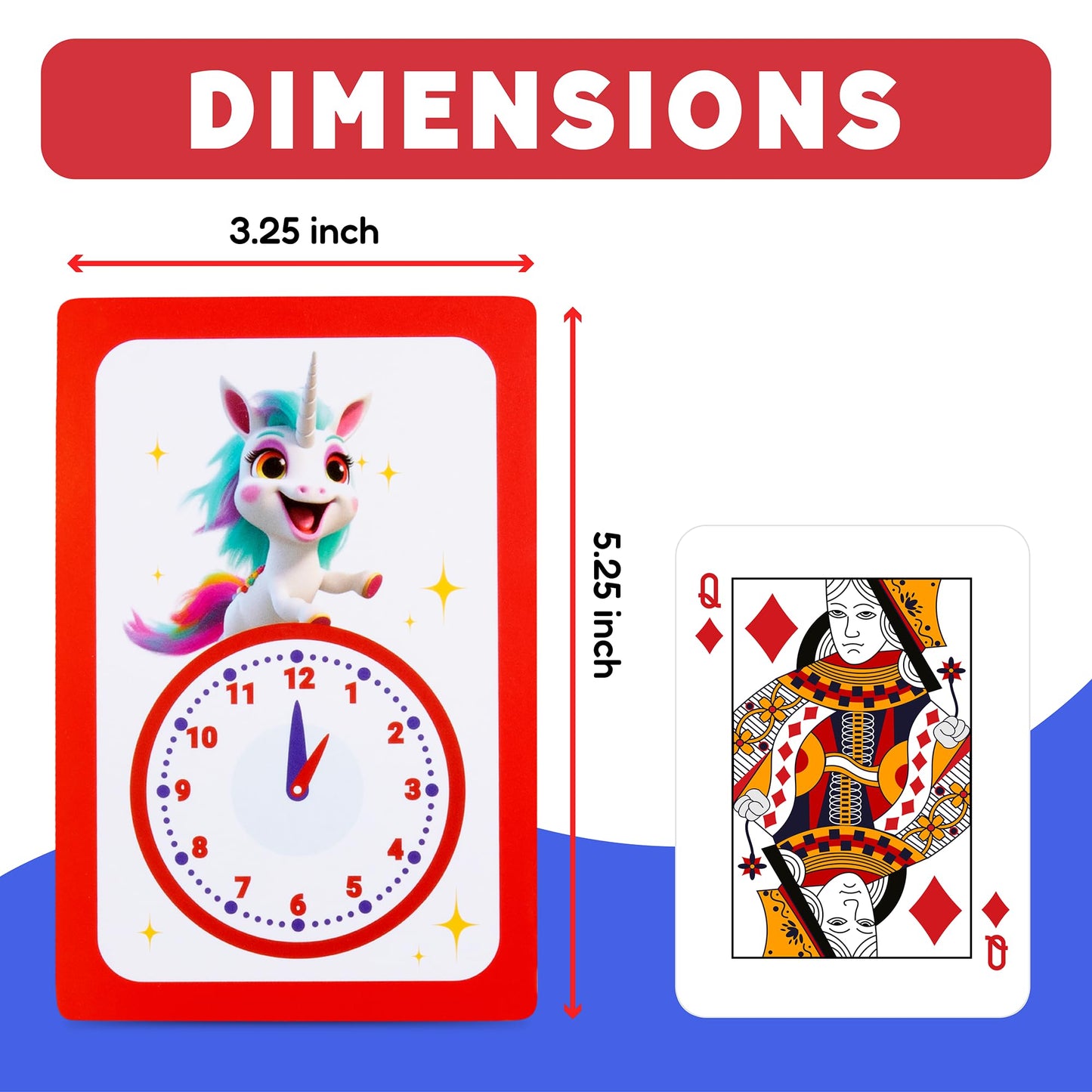 The Fidget Game Telling Time Flash Cards, Learn To Read Analog Clocks - Educational Learning Toy & Interactive Teaching Tools For Children To Practice, Toddler Activities For 5+ Years