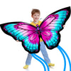 YFAFENGS Butterfly Kites for Kids & Adults, Easy to Fly Design with Long Tail for Stability, for Kids Ages 4-8 & Beginners, Beac
