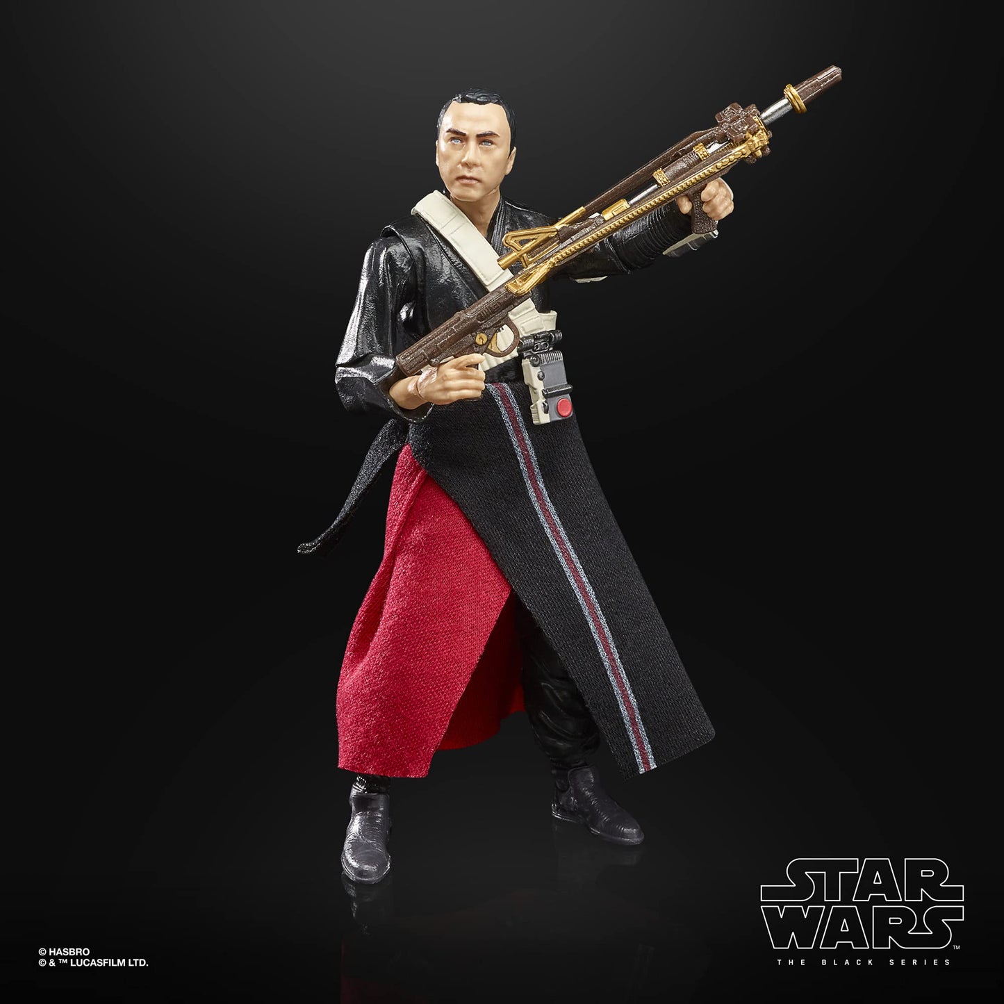 Star Wars The Black Series Chirrut Îmwe 6-Inch-Scale Rogue One: A Story Collectible Action Figure, Toys For Kids Ages 4 And Up