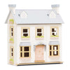 Le Toy Van Mayberry Manor Wooden Toys - Large White & Blue, Model H118, Premium for Kids 3 Years & Up