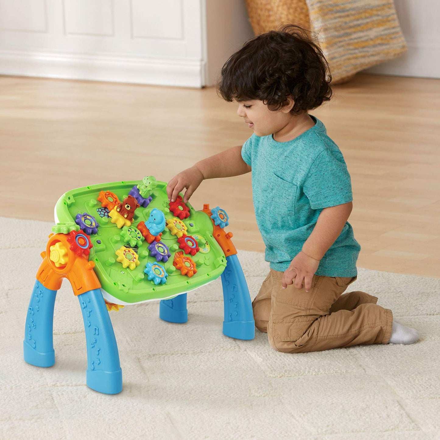 Vtech Gearzooz 2-In-1 Jungle Friends Gear Park (Frustration Free Packaging), Multicolor