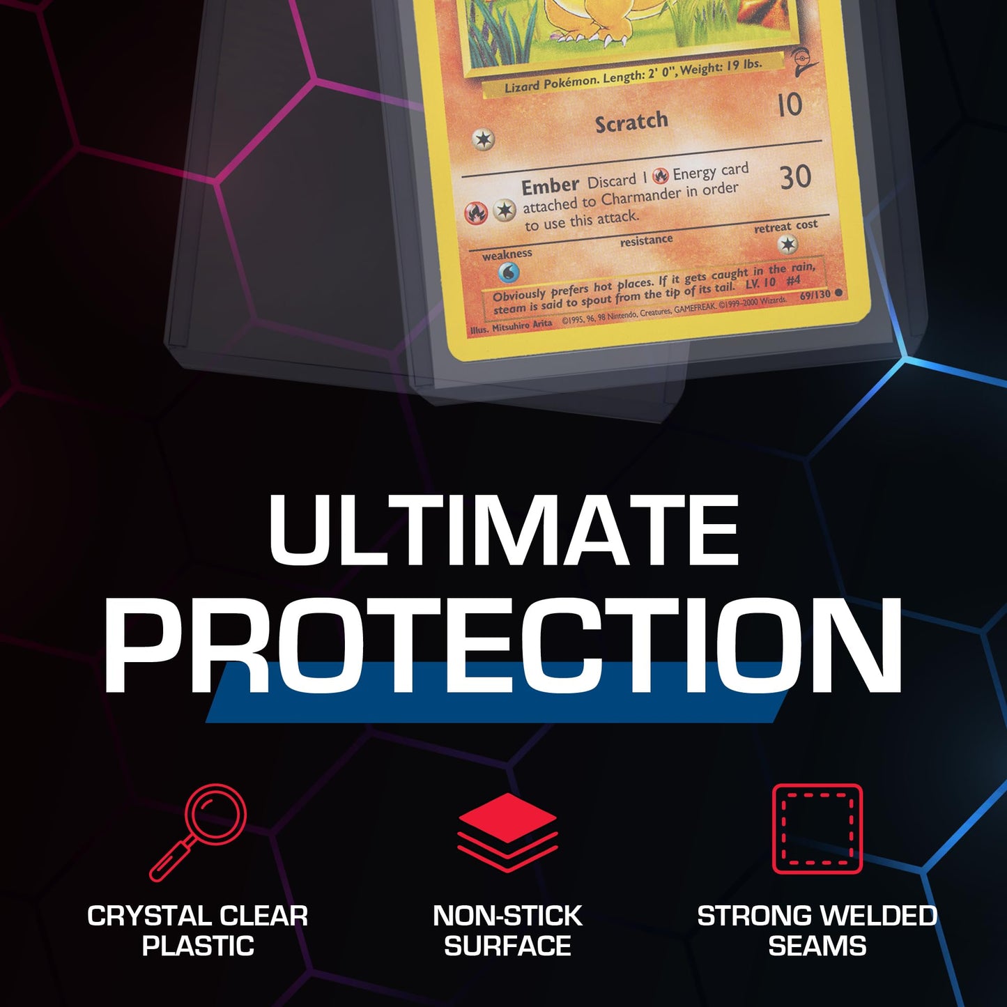 Bcw 3X4 Topload Card Holder - Standard - 100Ct | Rigid Pvc Trading Card Protection For Baseball Cards, Football Cards, And Tradi