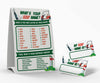 What's Your Golf Name Game 1 Golf Theme Sign and 50 Name Tag Stickers Baby Shower game cards Birthday Game for Kids and mature-themed Parties Activity Game for Office or Class | PTK025L