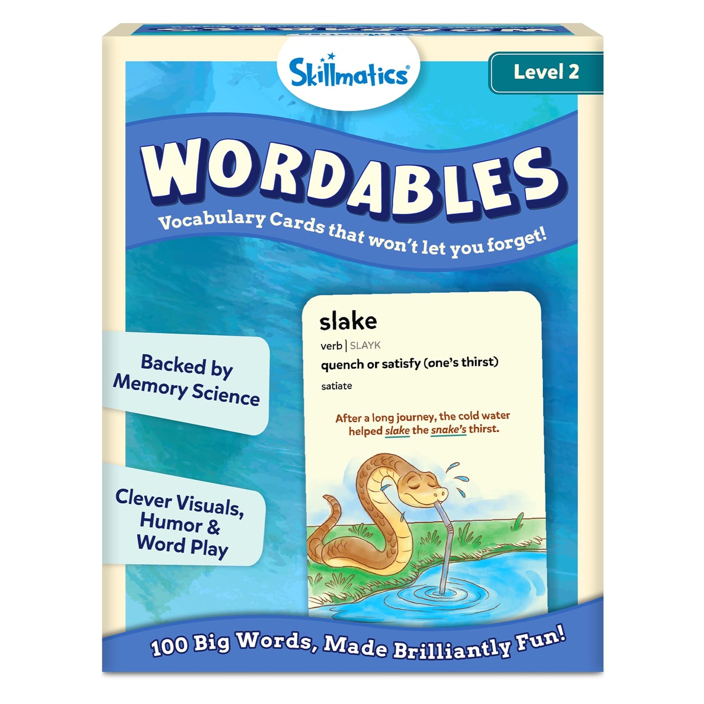 Skillmatics Vocabulary Flash Cards For Kids - Learn 100 Words With Wordplay, Visuals & Soundplay, Educational Gift For Ages 10,