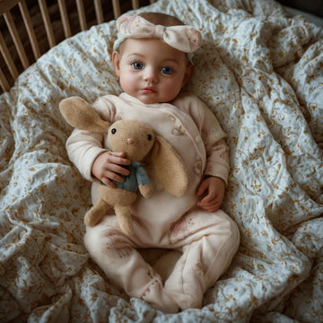 BABESIDE Lifelike Reborn Baby Doll 20 Inch Soft Body Realistic Baby Dolls Girl Newborn Cut Real Life Toys with Gift Box for Age 3+ Role Play Collection