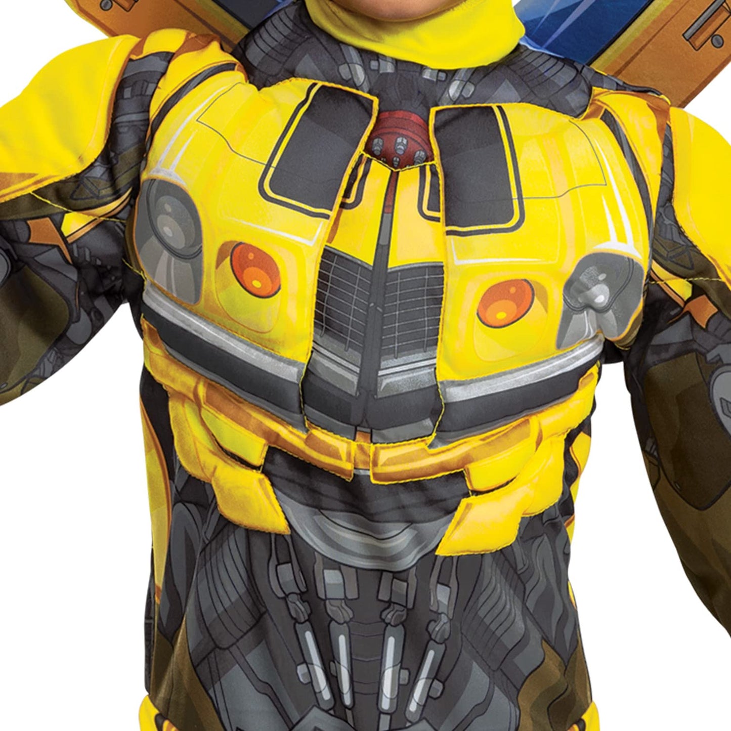 Disguise Bumblebee Toddler Costume, Official Transformers Rise of the Beasts Muscle Padded Costume and Mask, Size (2T)
