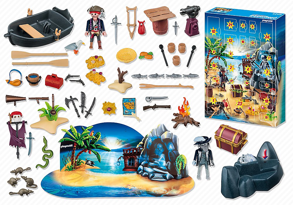 Playmobil Advent Calendar 'Pirate Treasure Island' Playset