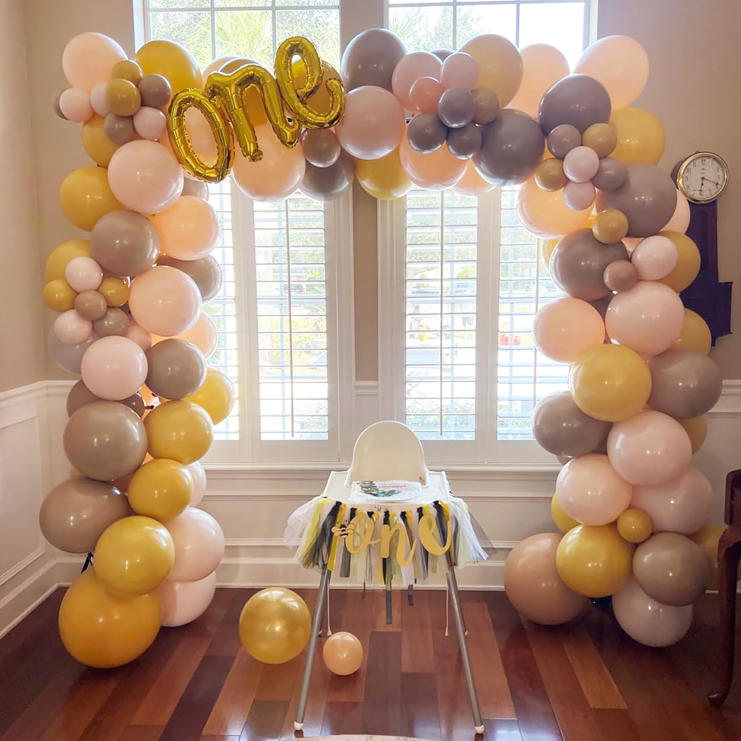 Mustard Yellow And Beige Balloon Garland Kit, Pastel Yellow Cream White Sand Nude Tan Neutral Sunflower Boho Balloon Arch Kit Fo
