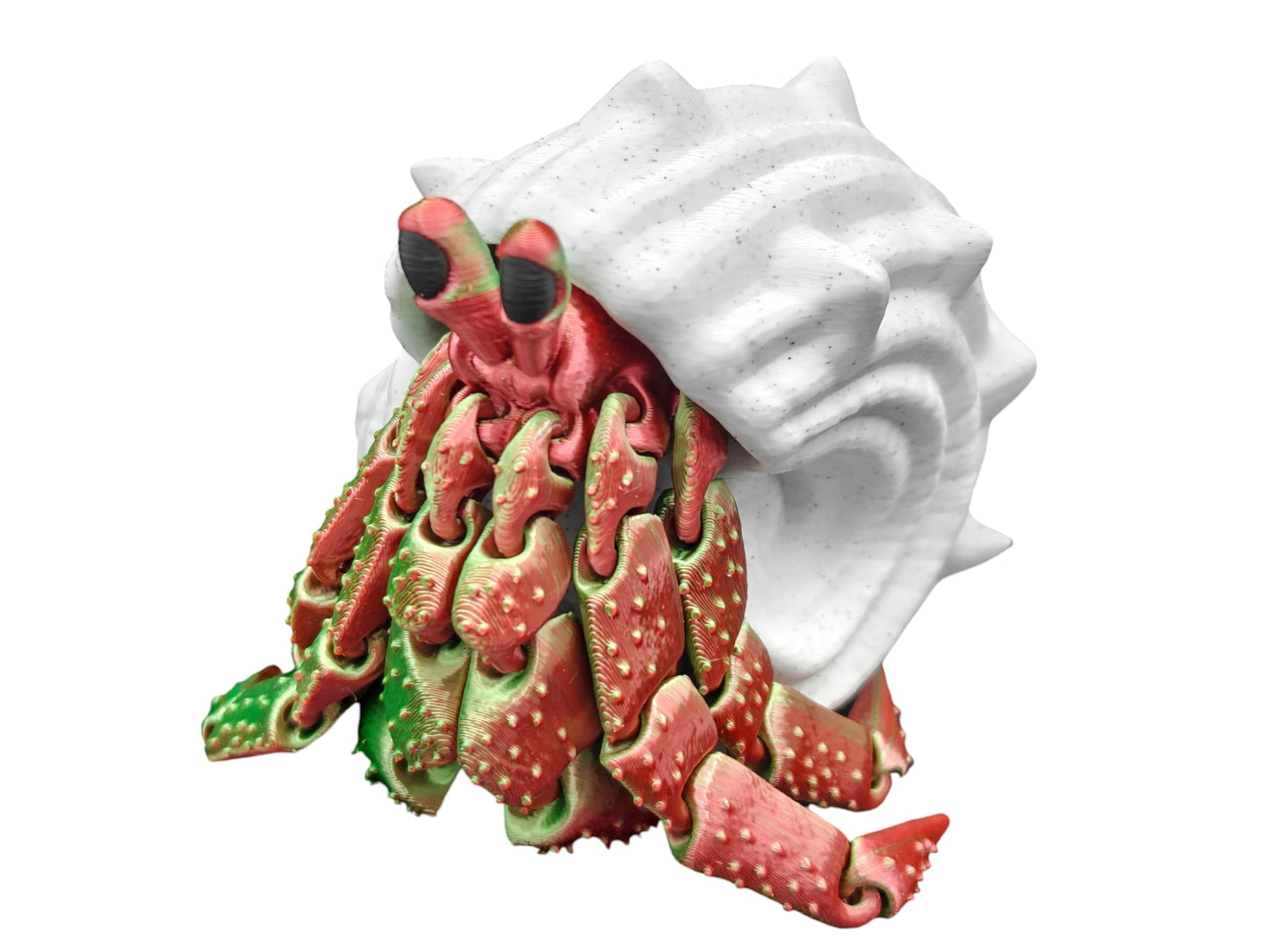 3D Printed Animals Hermit Crab Articulated Toy - Multicolor 3D Printed Toys For Fidgeting, Lifelike Soothing Experience, Satisfy