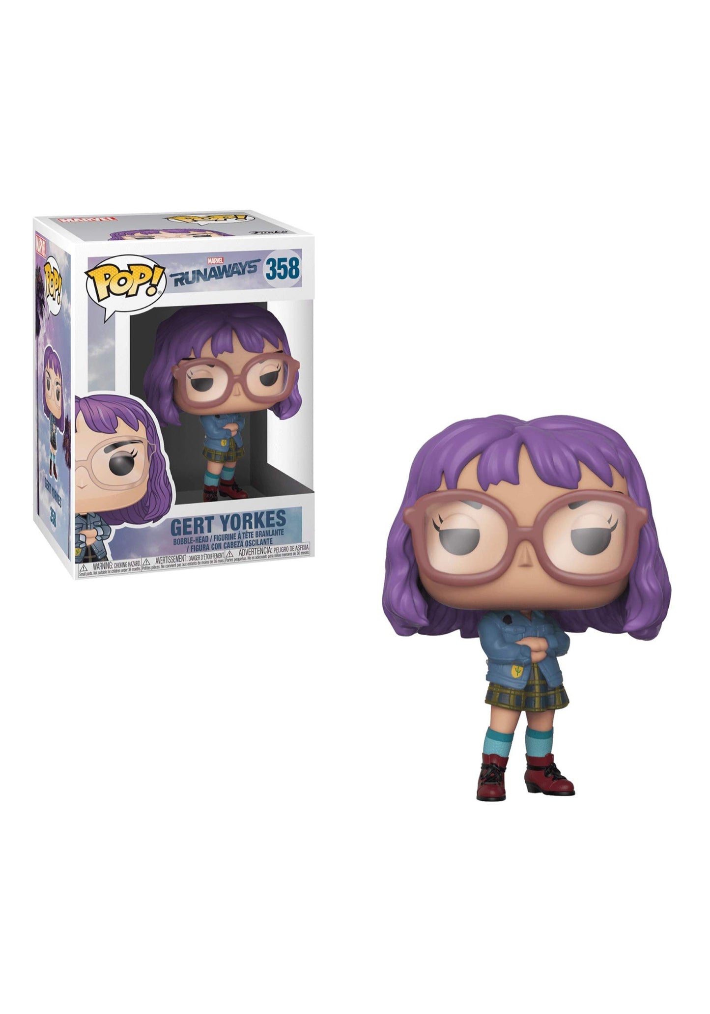 Funko Pop Marvel: Runaways - Gert Collectible Figure, Multicolor