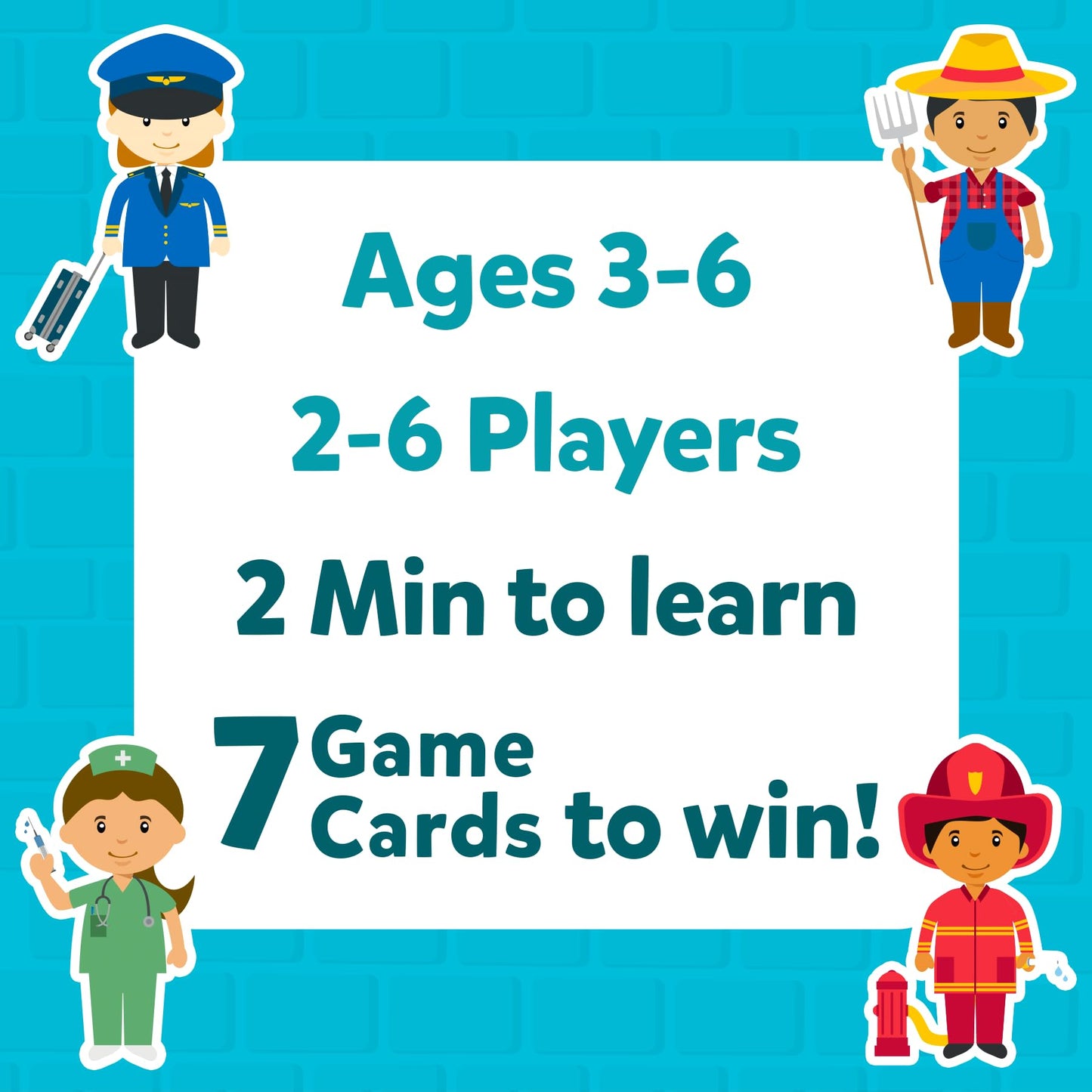 Skillmatics Card Game - Guess In 10 Junior Community Helpers For Boys, Girls, And Families Who Love Board Games And Educational Toys, Travel Friendly, Gifts For Ages 3, 4, 5, 6