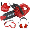 Kids Toy Chainsaw With Sound | Toddler Landscaping Gardening Tools And Equipment | Includes Safety Goggles Mask And Earmuffs