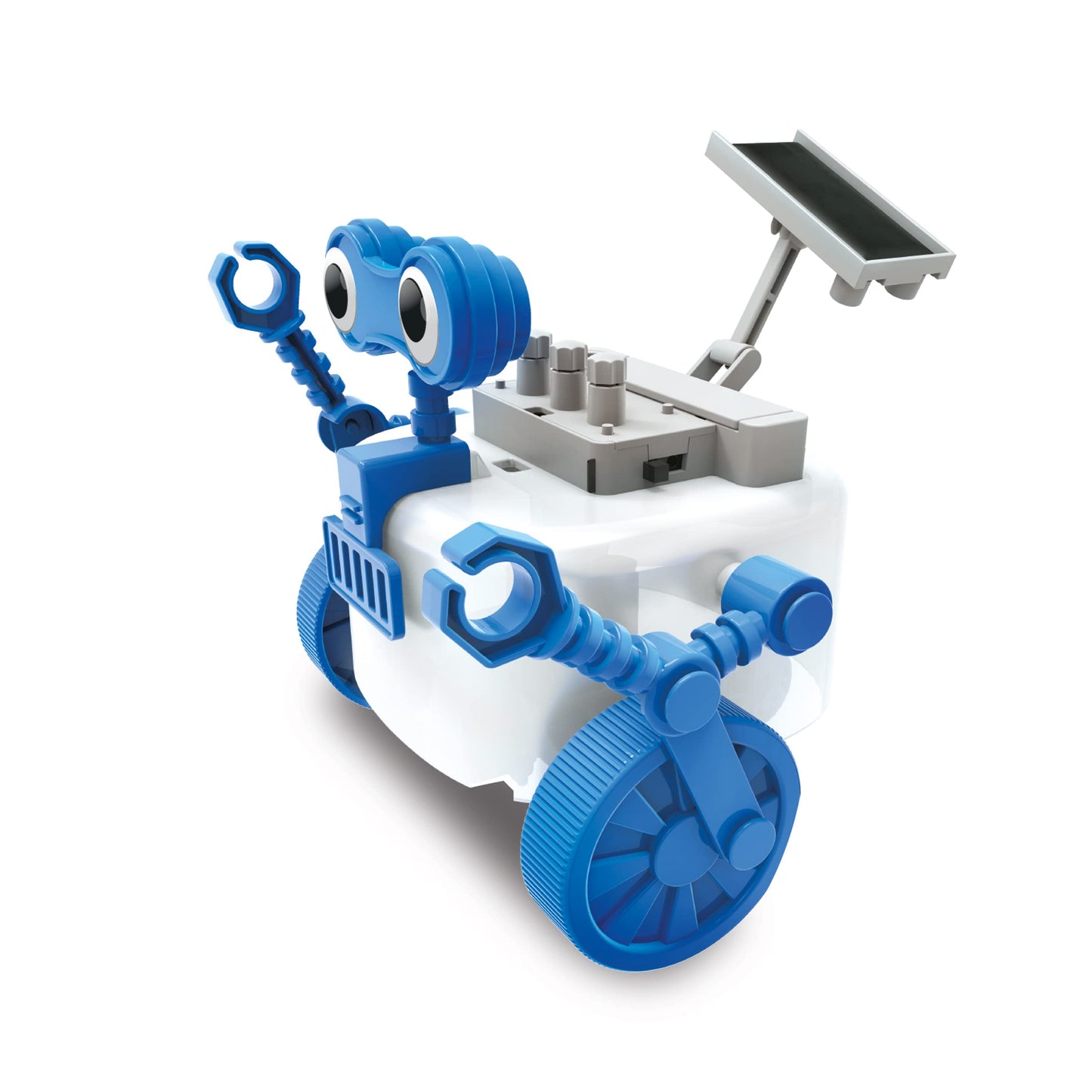 4M: Green Science: Rover Robot - Diy Robotics Assembly Kit, Solar & Battery Hybrid Power Rolling, Stem Building, Physics Toy Activity Set, Kids Age 5+