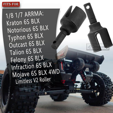 Rcarmumb Diff Outdrives Differential Outdrive #45 Steel Upgrades Part for 1/8 ARRMA Kraton Notorious Outcast Talion Typhon 6S BL