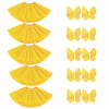 BGFKS Tutu Skirt for Girls,5 Pack Princess Party Favor Dress Skirt Set with hairclips for 2-8 Years.Yellow