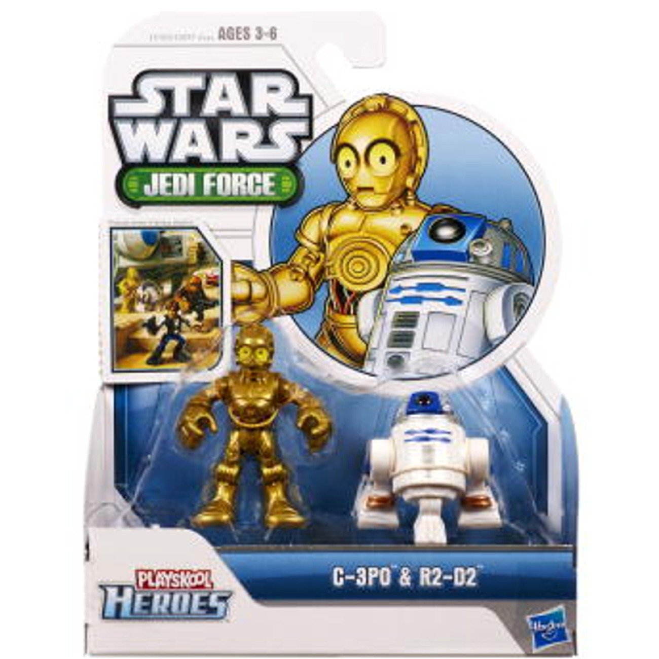 Playskool Heroes, Star Wars, Jedi Force Figures, R2-D2 And C-3Po