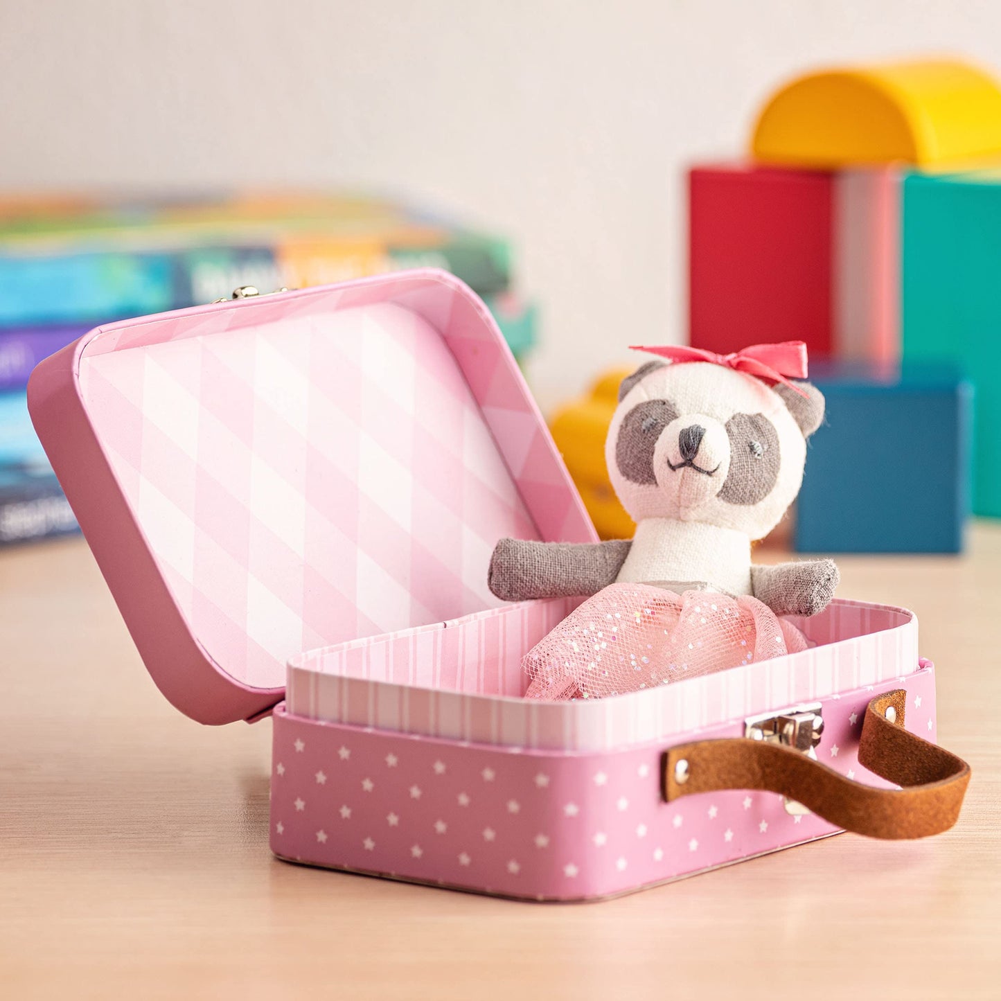 Stephen Joseph, Teeny Tiny Travel Buddy, Stuffed Travel Animals, Small Kids Stuffed Animals, Panda