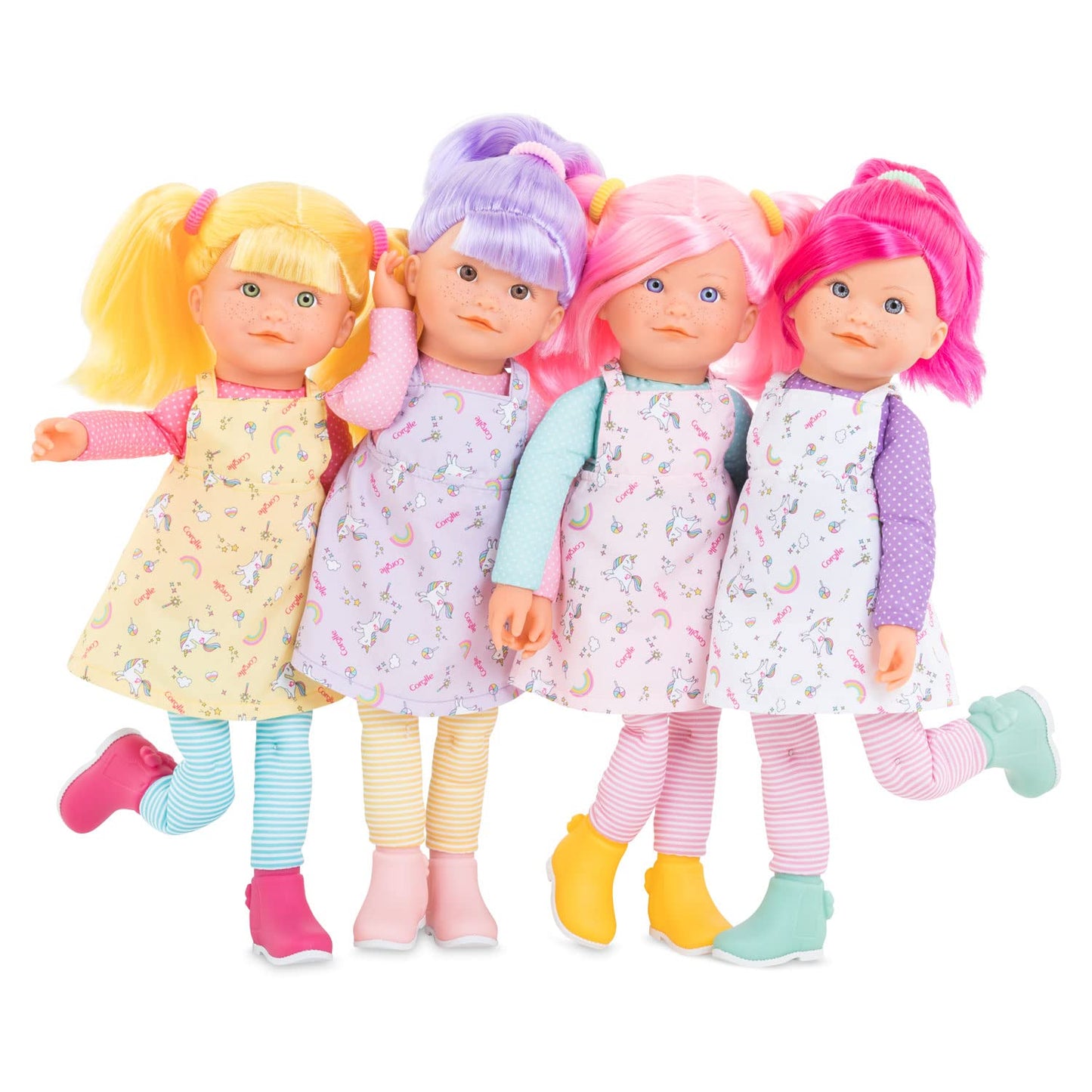 Corolle Rainbow Doll - Iris Rag Doll, Multicolour, Soft Fabric, Perfect for Children, 300040