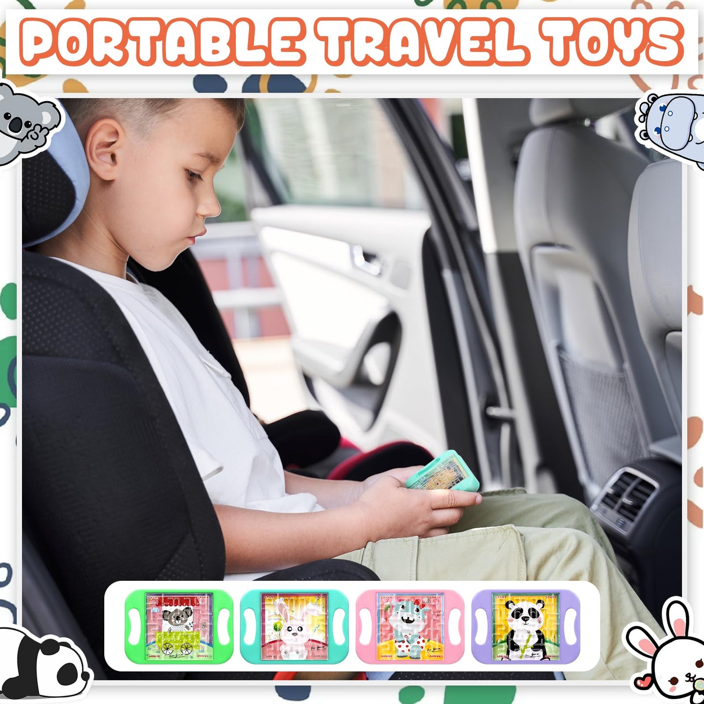 Jellyarch 36 Pcs Mini Maze Puzzle Bulk For Kids 4 Colors Small Maze Cubes Game Educational Handheld Puzzle Valentine'S Day Class
