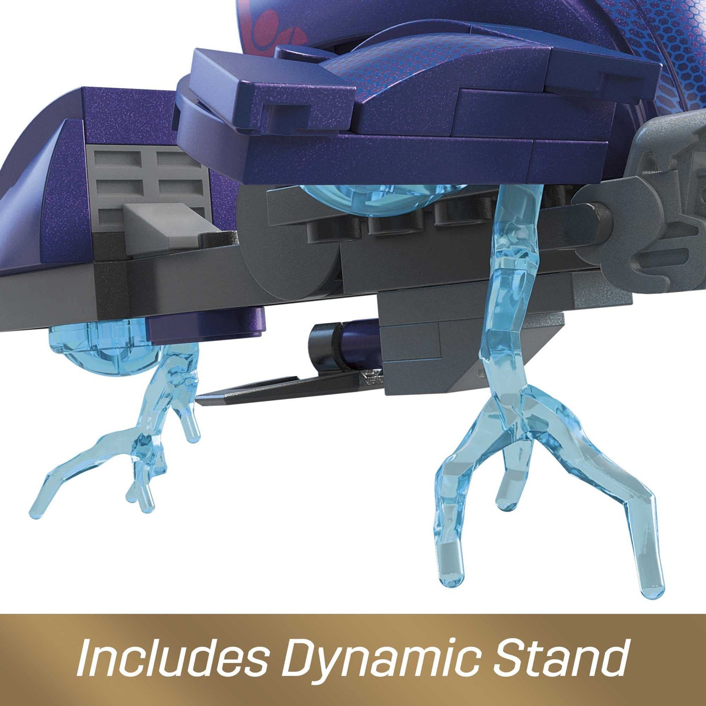 Mega Halo Toy Building Sets, Ghost Of Requiem With 135 Pieces, 4 Micro Action Figures And Accessories, For Collectors