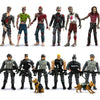 Baimiby 6 Army Men VS 6 Zombie Action Figures Realistic Military Playset with 2 Dog Figures Halloween for Boys 4-7 (14PCS)