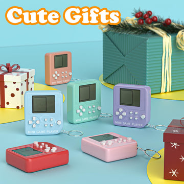 18Pcs Video Game Party Favors Video Game Keychain 6 Colors Gamer Kids Party Favors Bulk Party Favors Party Supplies For Kids Cla