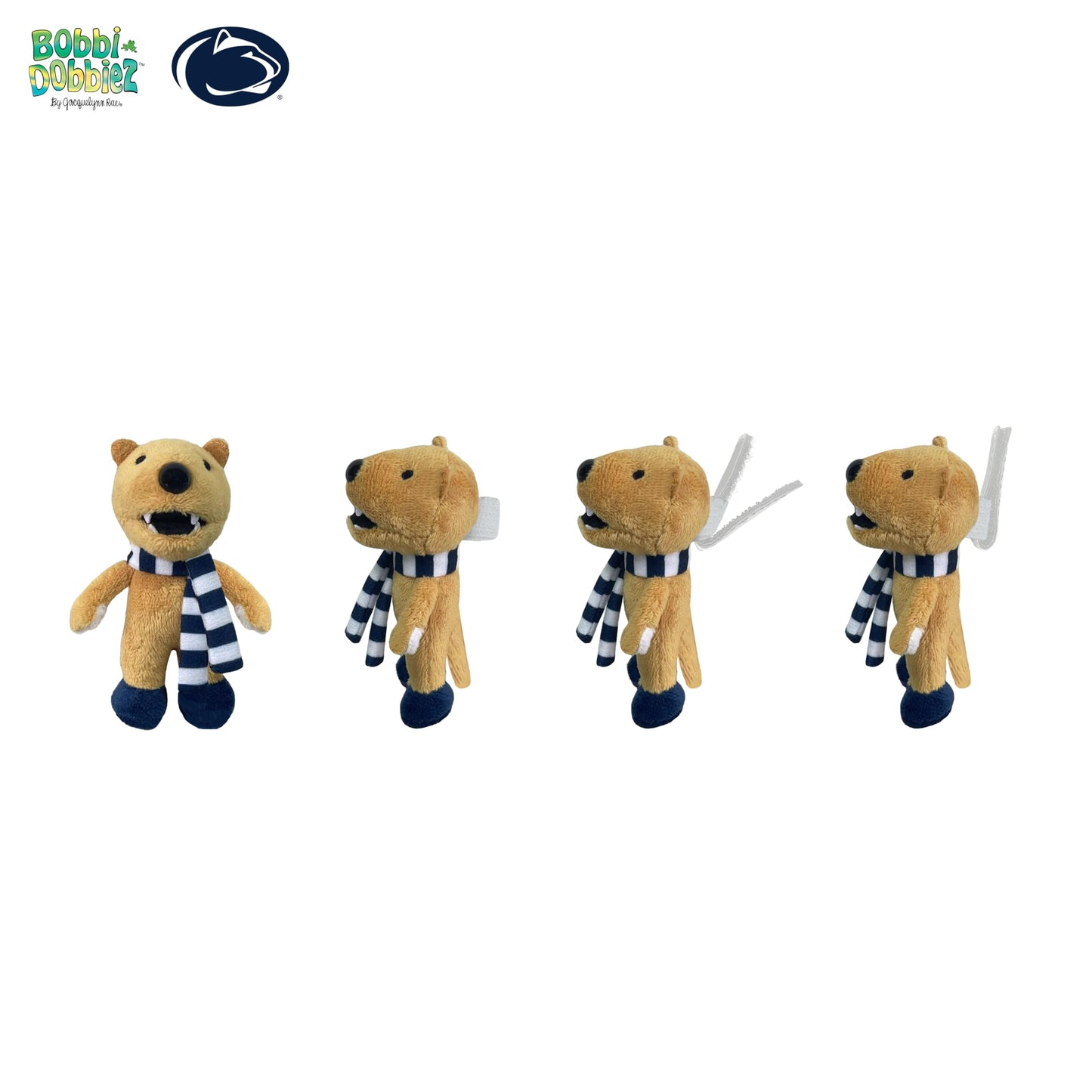 Penn State Nittany Lion Mascot Bobbi-Dobbiez Attachable Plushie
