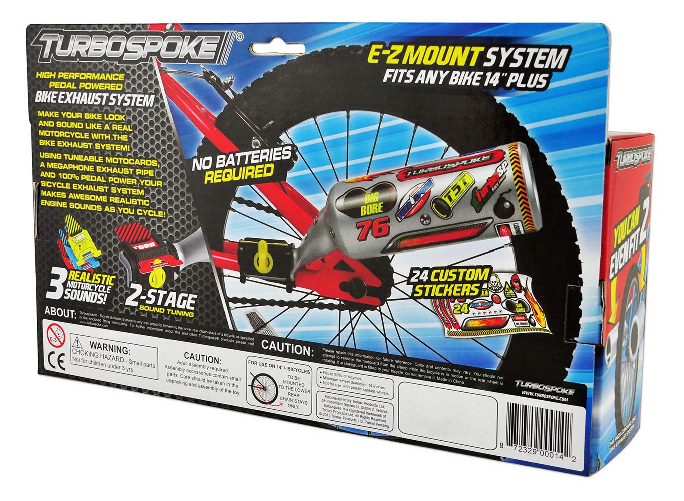 Turbospoke Bicycle Exhaust System V2, Multi