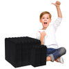 Big Blocks For Kids Ages 4-8 - Indoor & Outdoor Blocks Kids Games - Black Large Building Blocks - 48 Pc
