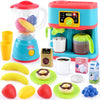 PLAY Kitchen Appliances Toys Set, Pretend Play Kids Kitchen Playset with Coffee Maker, Toy Blender and Play Foods, with Realisti