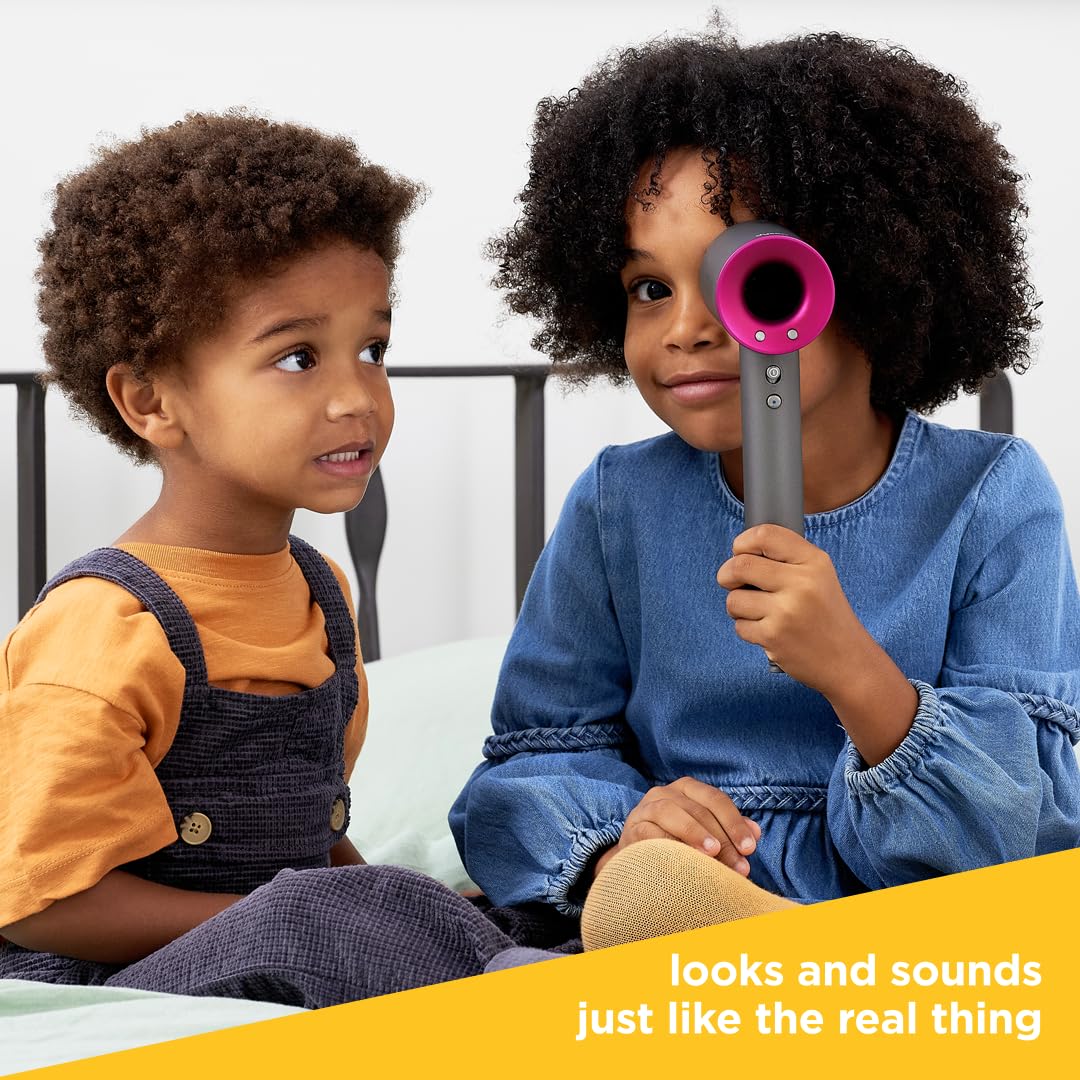 Casdon 73252 Dyson Supersonic Styling Set | Interactive Toy Hairdryer For Children Aged 3 Years & Up | Looks And Works Like The