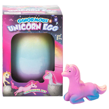 Surprise Growing Unicorn Hatching Extra Large Rainbow Egg Kids Toys, Assorted Colors