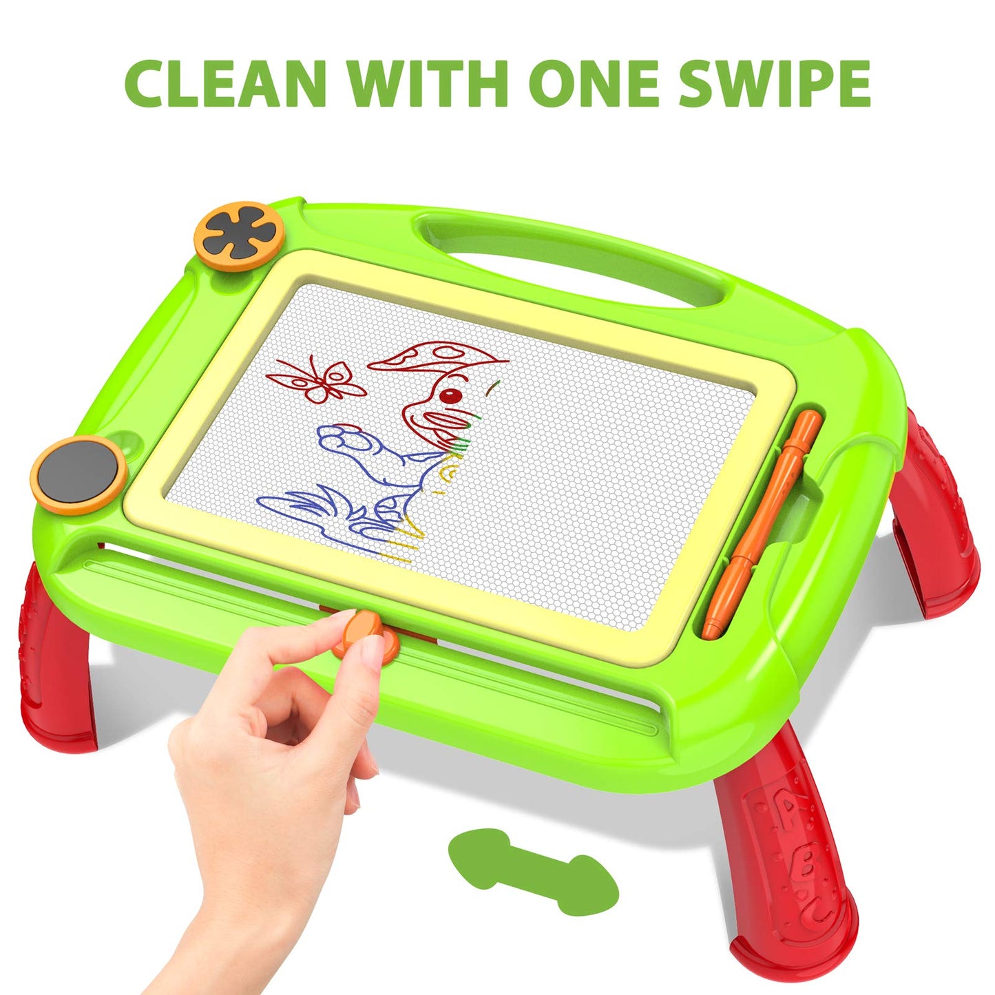 Creative Toys For 3 Year Old Boy,Magnetic Doodle Magna Drawing Doodle Board For Kids Age 3 Festival Gift Birthday Present For Toddlers Babies 3 Year Old Small Tablet For Toddler