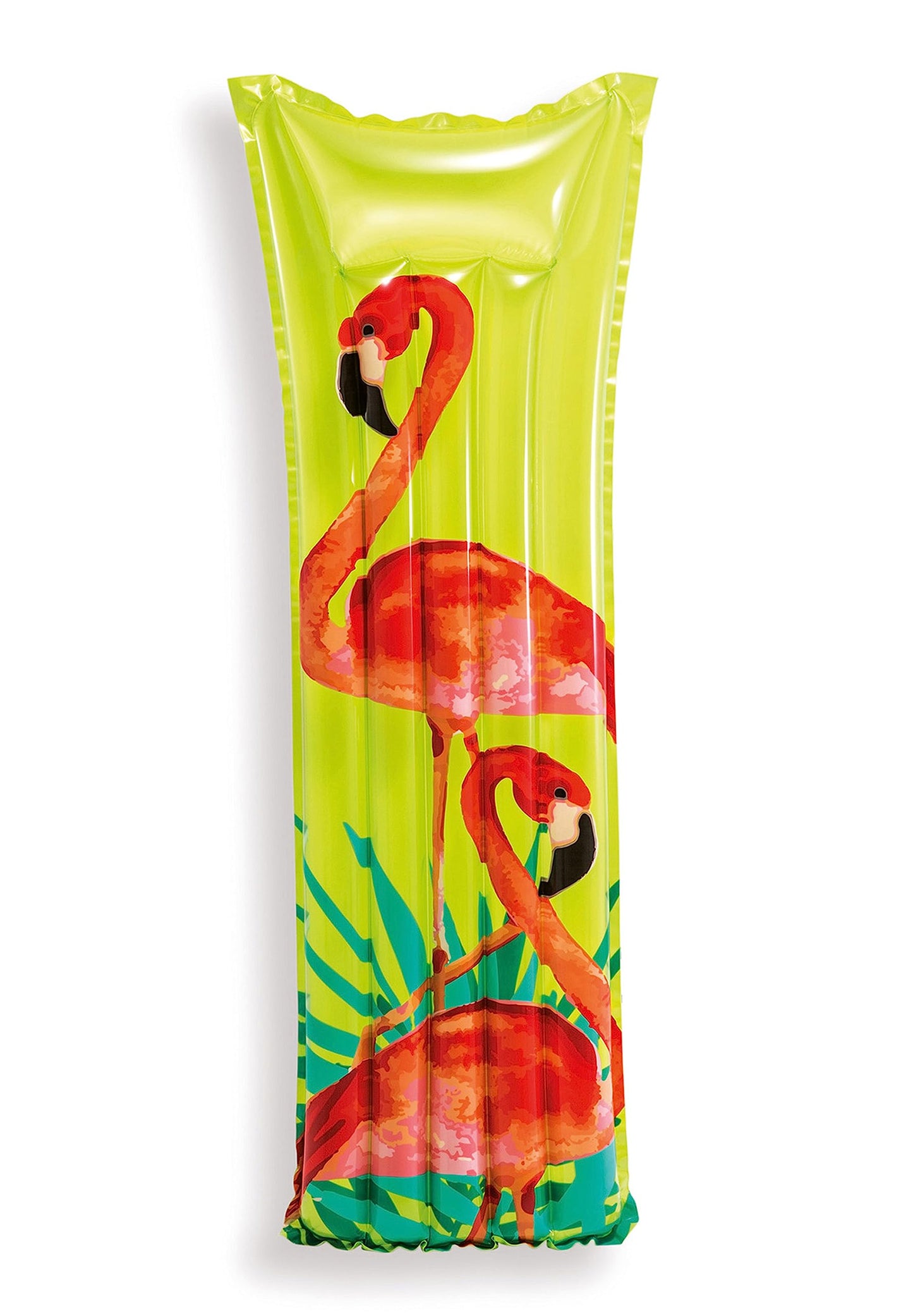 Intex Inflatable Floating Fashion Mat: Durable Vinyl – 2 Air Chambers – 220Lb Weight Capacity – Style May Vary – One Mat