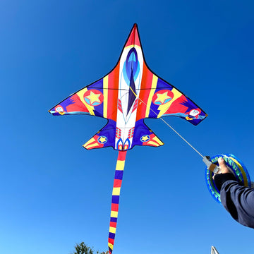 Mint'S Colorful Life Airplane Kite For Kids & Adults, Easy To Fly Plane Kite For Boys & Girls, Best Beach Kites For Beginners Wi