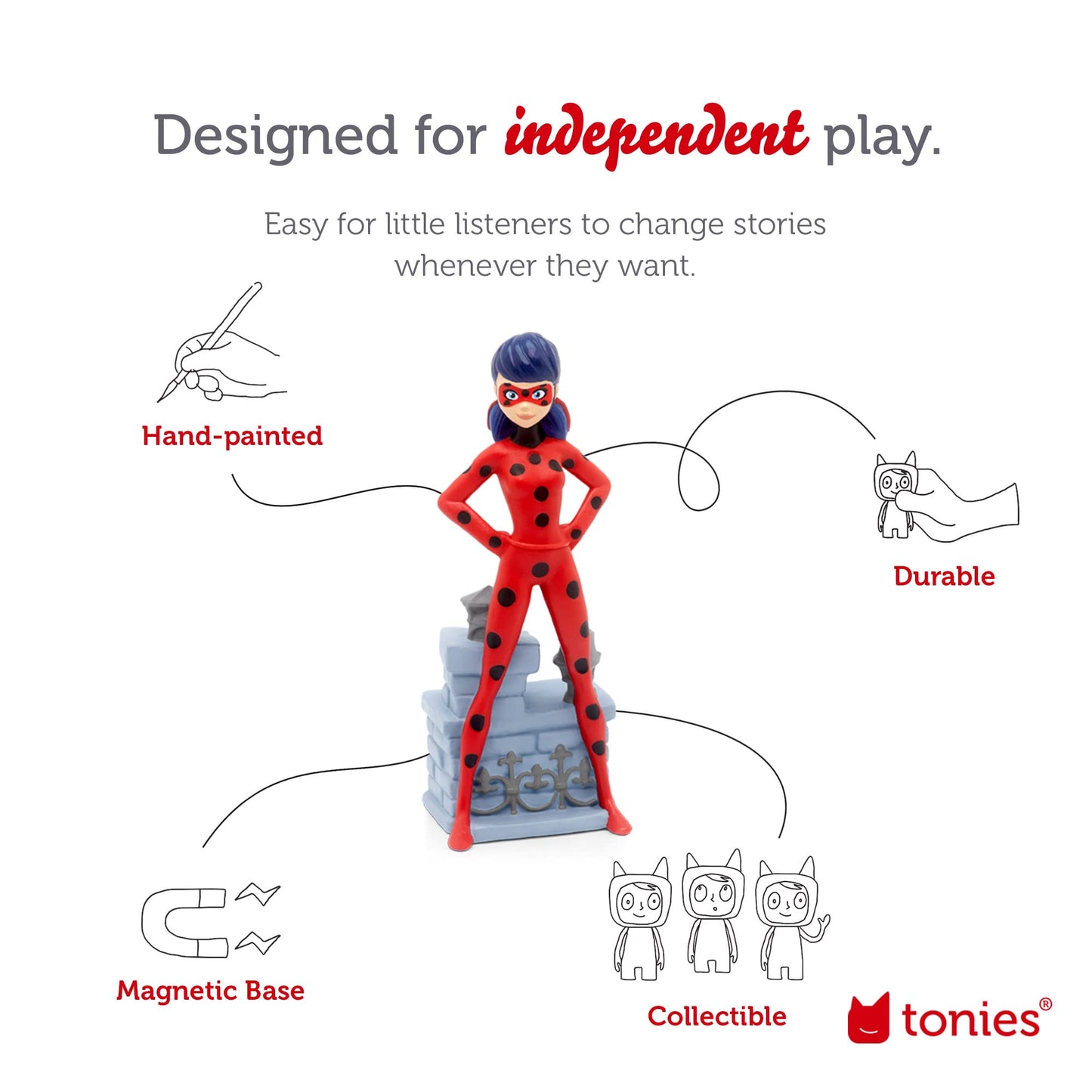 Tonies Ladybug Audio Toy Figurine From Miraculous