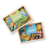 Melissa & Doug Wooden Magnets Set - Animals and Dinosaurs With 40 Wooden Magnets