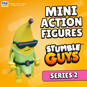 Stumble Guys Series 2 | Mini Articulated Action Figures | 8-Pack Deluxe Box | Includes 6 Iconic Characters + 2 Rare Hidden Figur