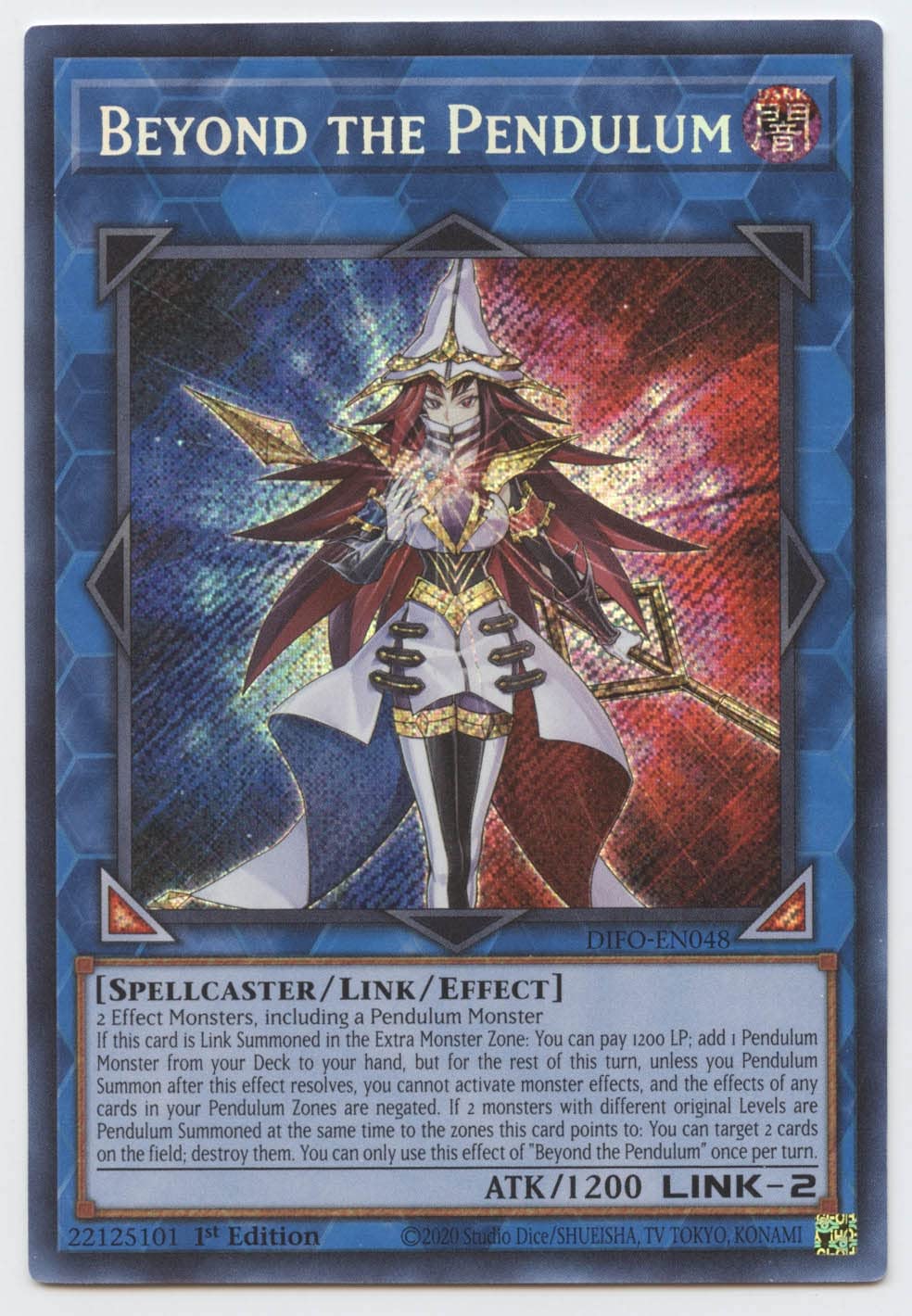 Beyond The Pendulum - Difo-En048 - Secret Rare - 1St Edition