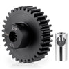 Brkrc Steel 32P 5Mm Pinion Gear 25T 26T 28T 29T 30T 31T 32T 33T 34T 35T 36T 37T 38T Motor Gears For 1/10 1/8 Rc Car Parts (33T)
