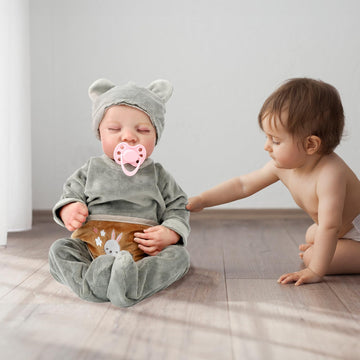 Jirachi Lifelike Reborn Baby Dolls Boy,18 Inch Soft Cloth Body Realistic Reborn Dolls That Look Real Adorable Sleeping Newborn Baby Dolls With Accessories For Kids Age 3+