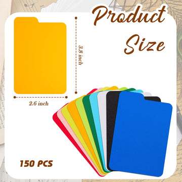 Card Dividers Multicolor Pp Trading Card Page Dividers Playing Separator For Office And Sports Gathering Storage Supplies, 2.6 X