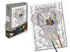 Toynk Elephant 500 Piece Coloring Jigsaw Puzzle with 6 Markers - Multi-color, One Size, Paper Material