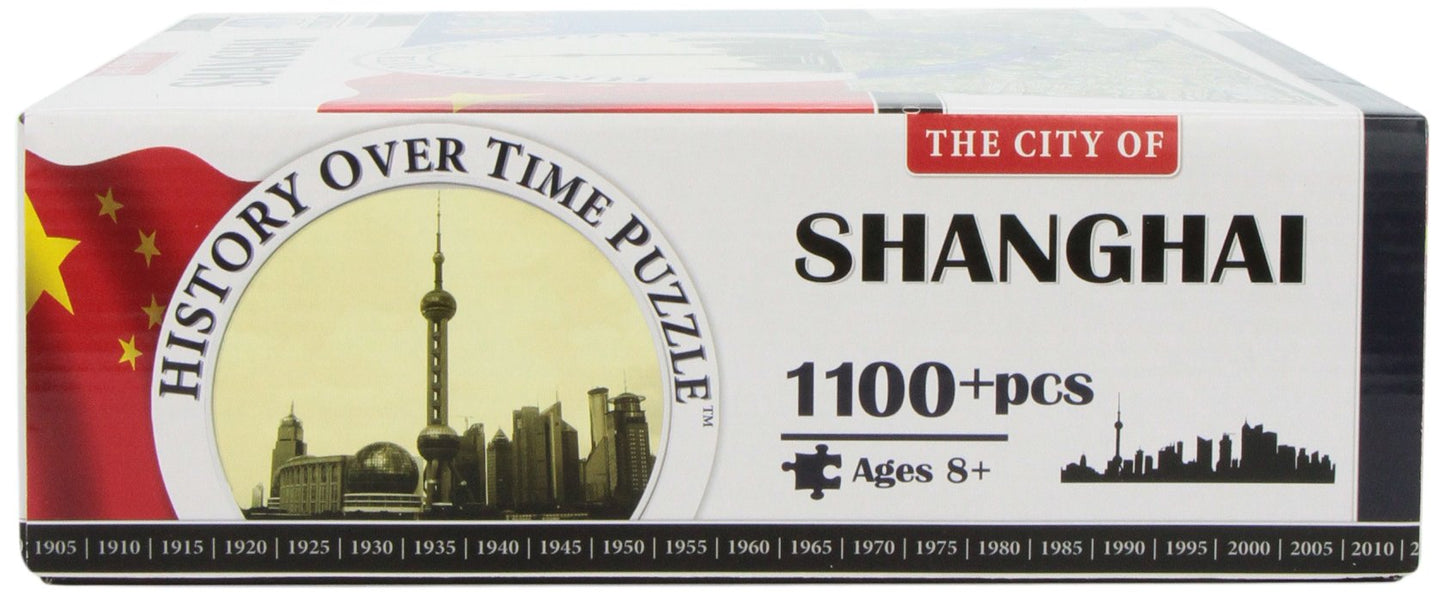 4D Cityscape Shanghai, China Time Puzzle