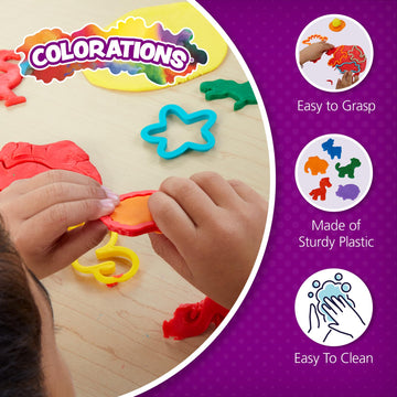 Colorations Assorted Cut Set & Alphanumeric Set